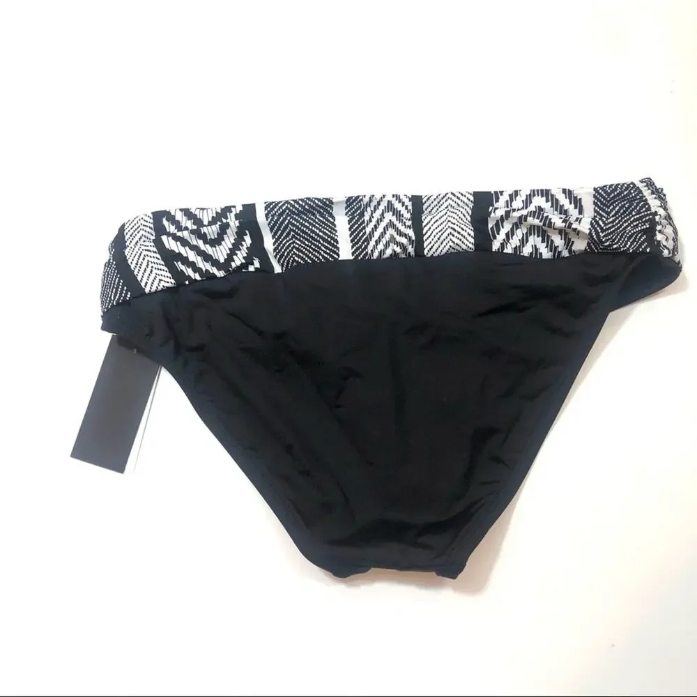 Kenneth Cole Printed-Waist Bikini Swim Bottom